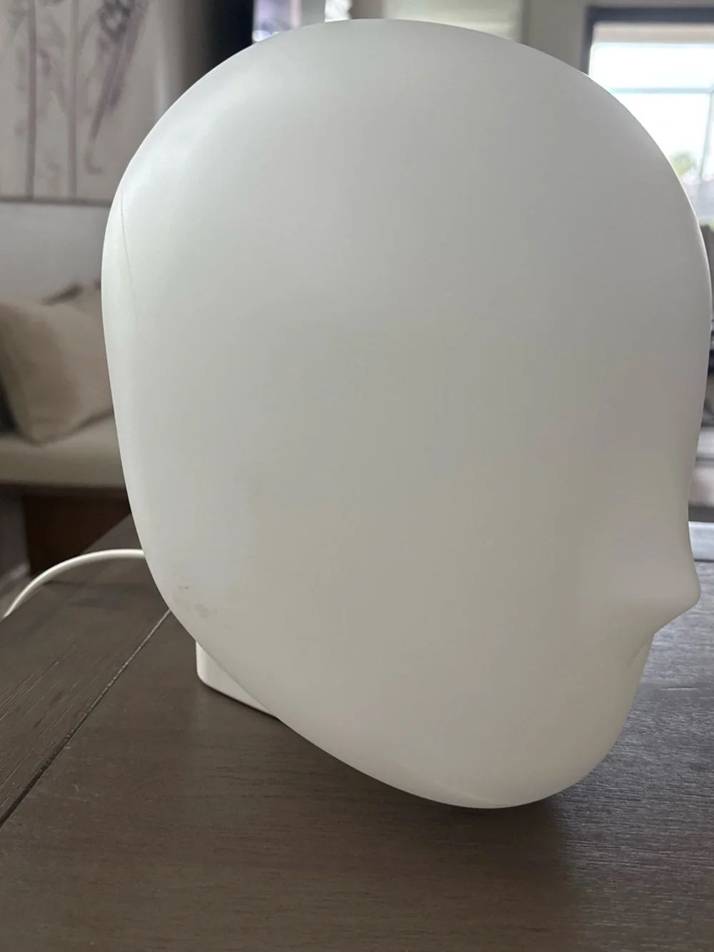 IKEA White Frosted LED Color Changing Lamp